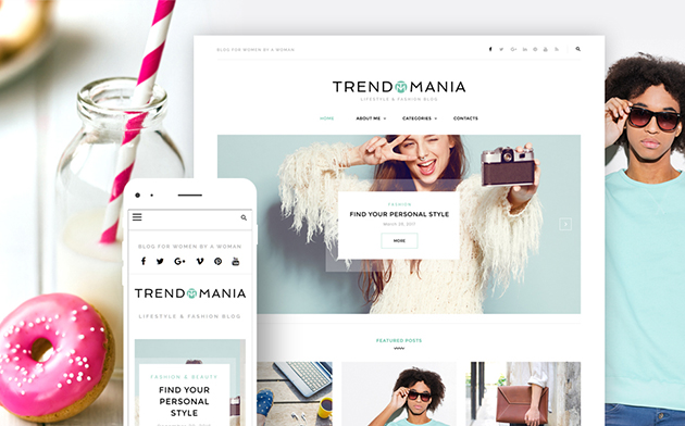 Trendomania - Lifestyle & Fashion Blog WordPress Theme